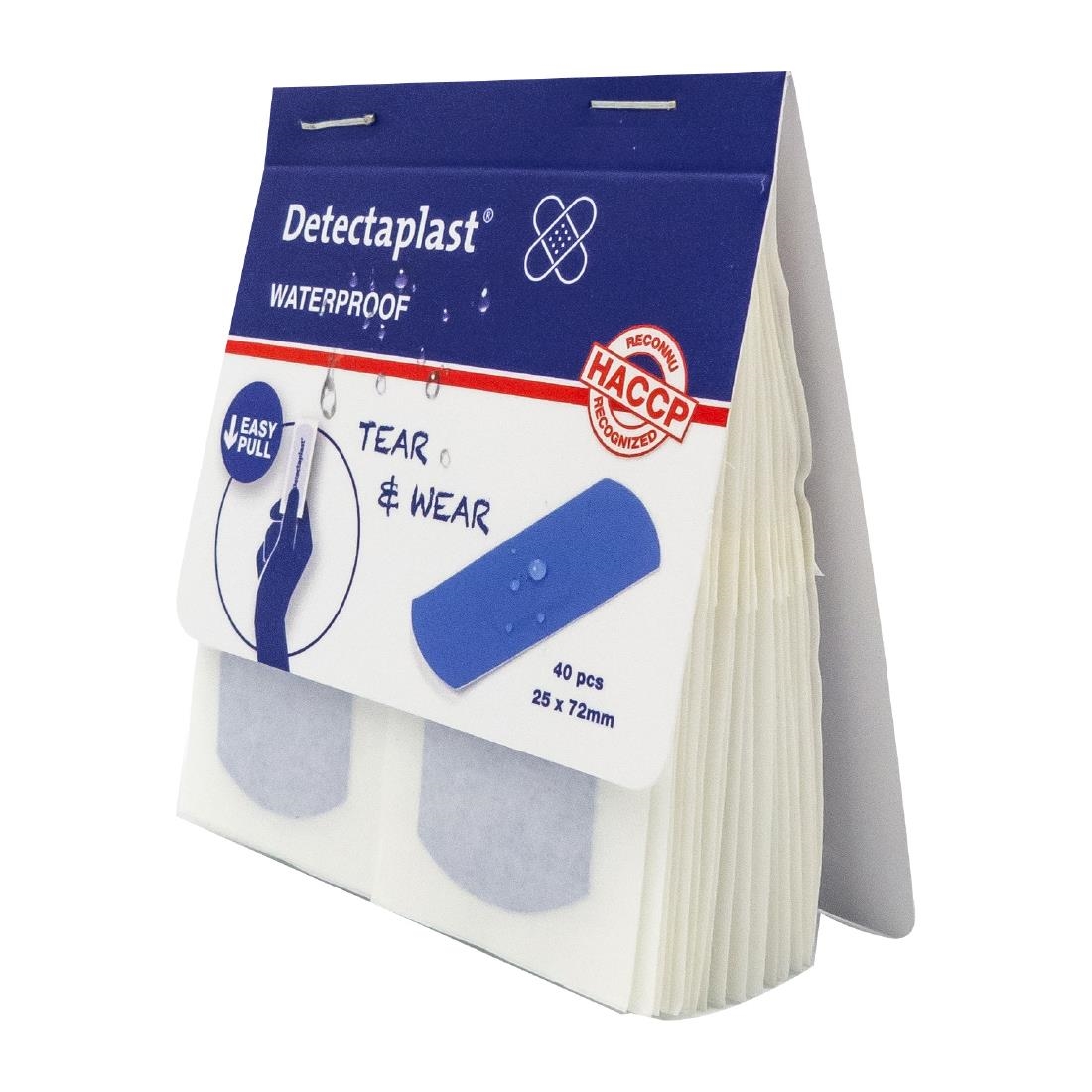 Detectaplast waterdichte pleister 25x72mm - 100 st