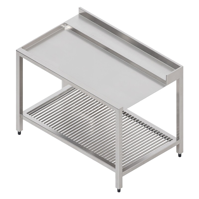 Table pour lave-vaisselle à capot - Prof. 750 mm - Accroche à gauche - TLSG120