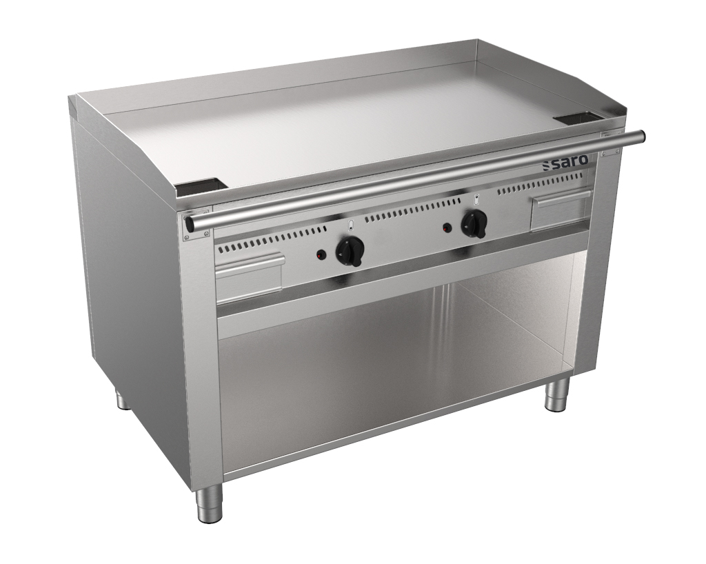 SARO Grill Teppanyaki à gaz, caisson ouvert, TEB2/120 G