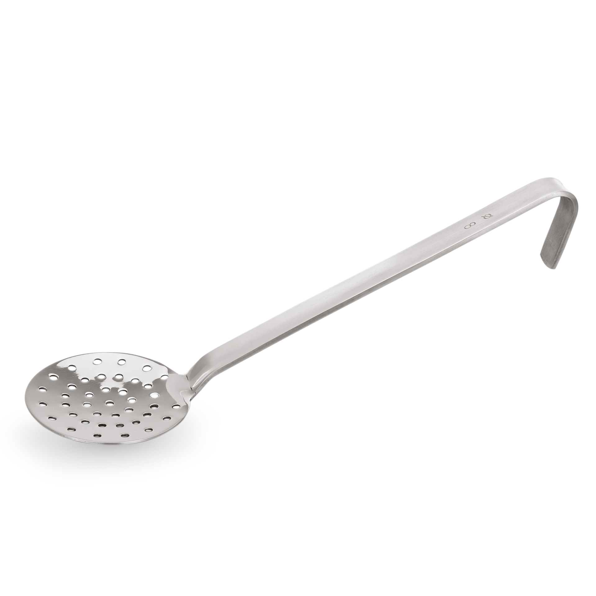 Écumoire - outil de cuisine 2085, Ø 10 cm, 21 cm, perforation Ø 4 mm, acier inoxydable chromé-nickel