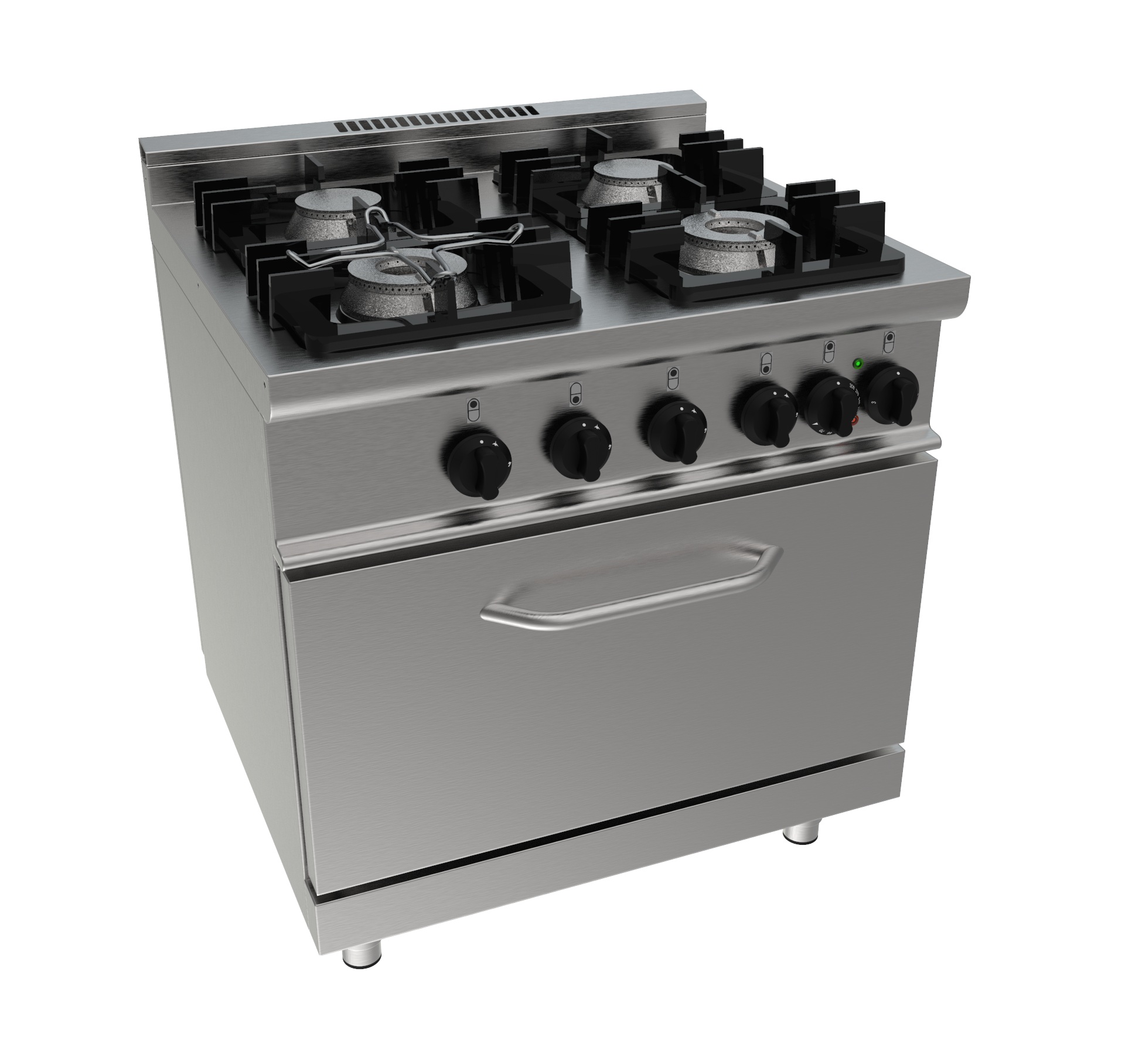 Cuisinière à gaz SARO avec four électrique modèle E7/KUPG4LE