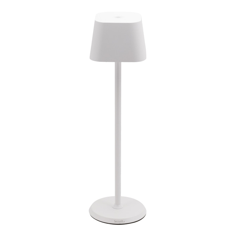 Tafellamp Georgina wit - LED en magnetische oplaadkabel