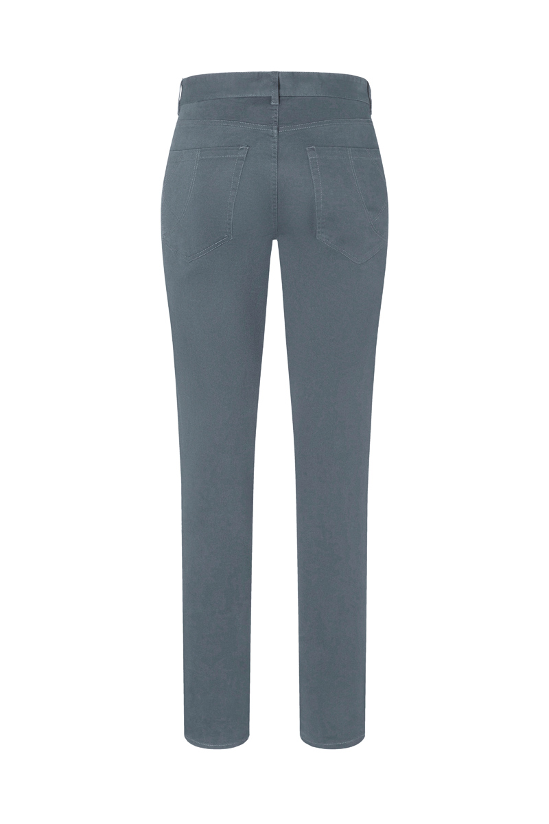 Damen 5-Pocket-Hose Classic-Stretch - Anthrazit - 38