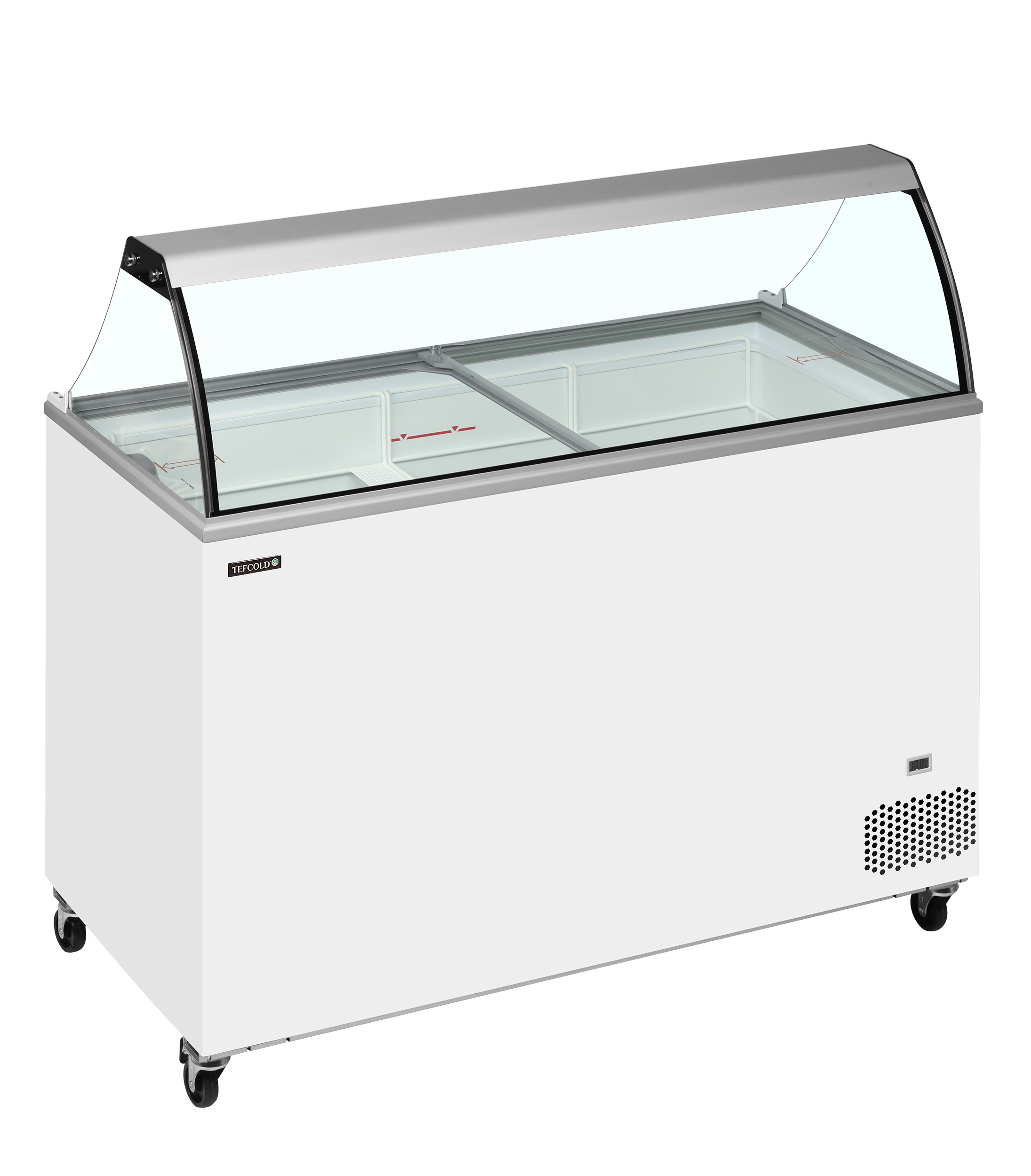 TEFCOLD Speiseeisvitrine - IC401SC+SO