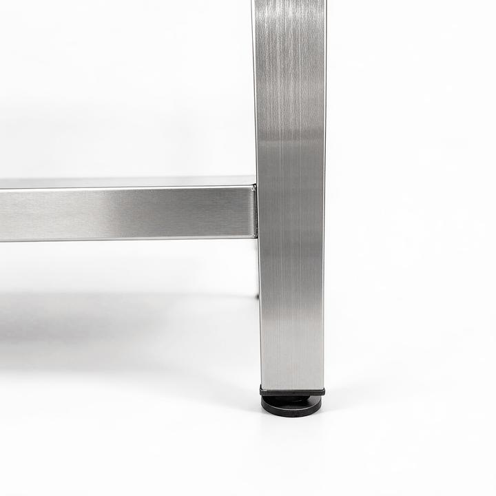 RVS Werktafel met Legbord – 1000x700x(H)850mm