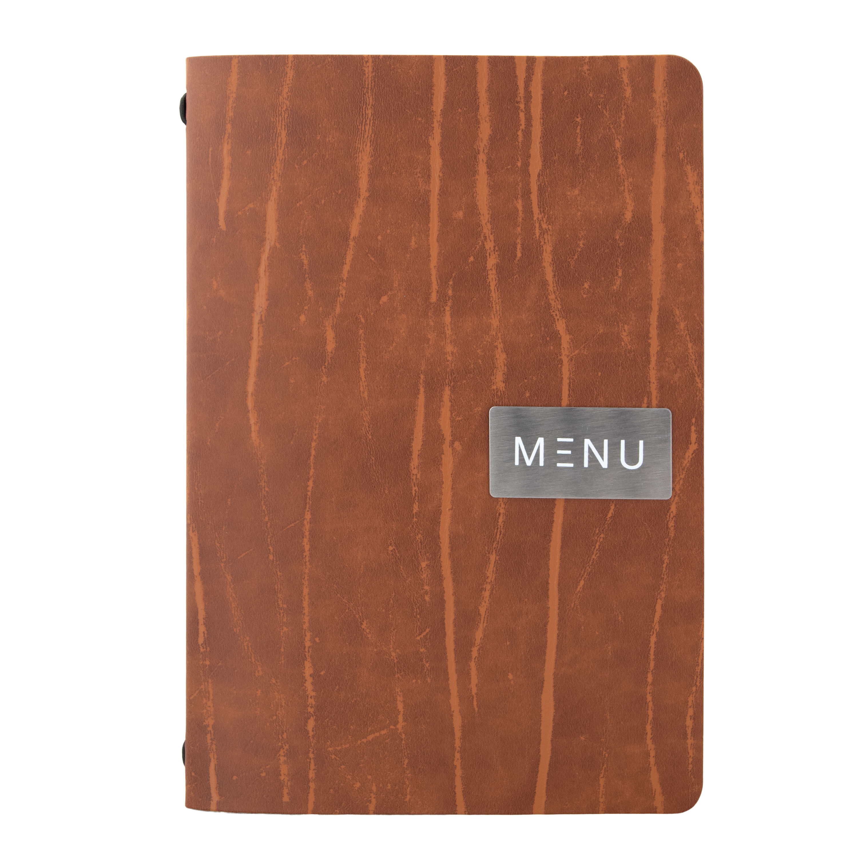  Carte de menu A5 en cuir Ruga couleur Braun
