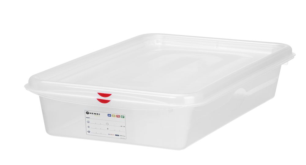 GN 2/3 Behälter - Polypropylen - GN 2/3 - 9L - Transparent - 354x325x(H)100mm