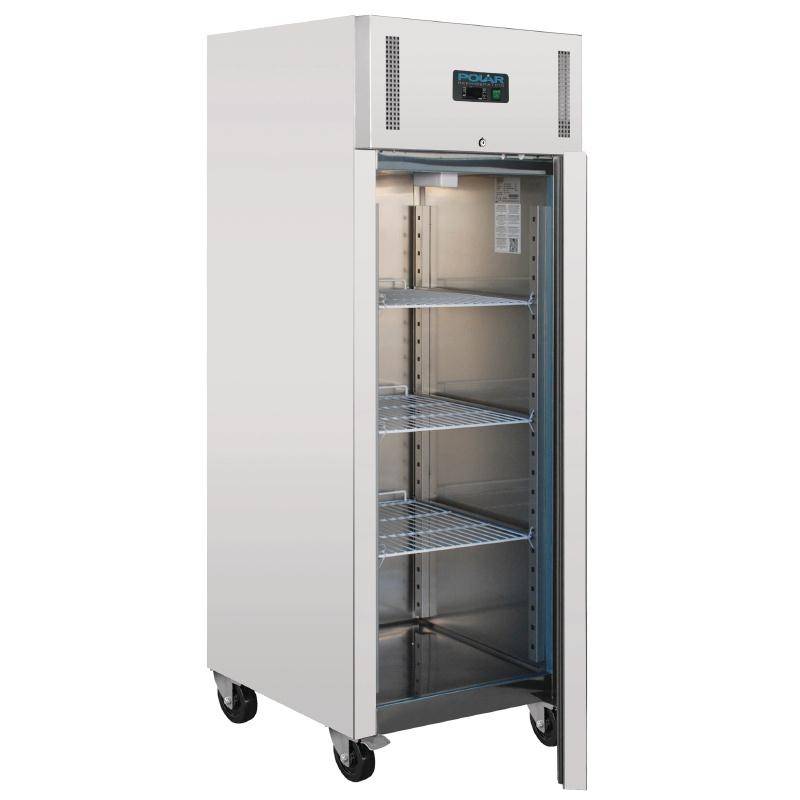 Réfrigérateur Inox sur Roues | Gastronorme 2/1 | 650L | 835x745x2010(h)mm