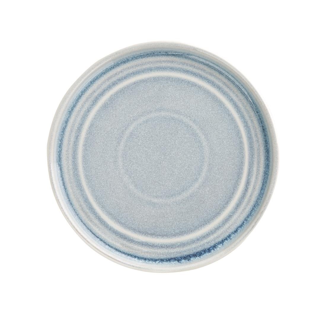 Cavolo Flacher runder Teller | Eisblau | 180mm | 6 Stück