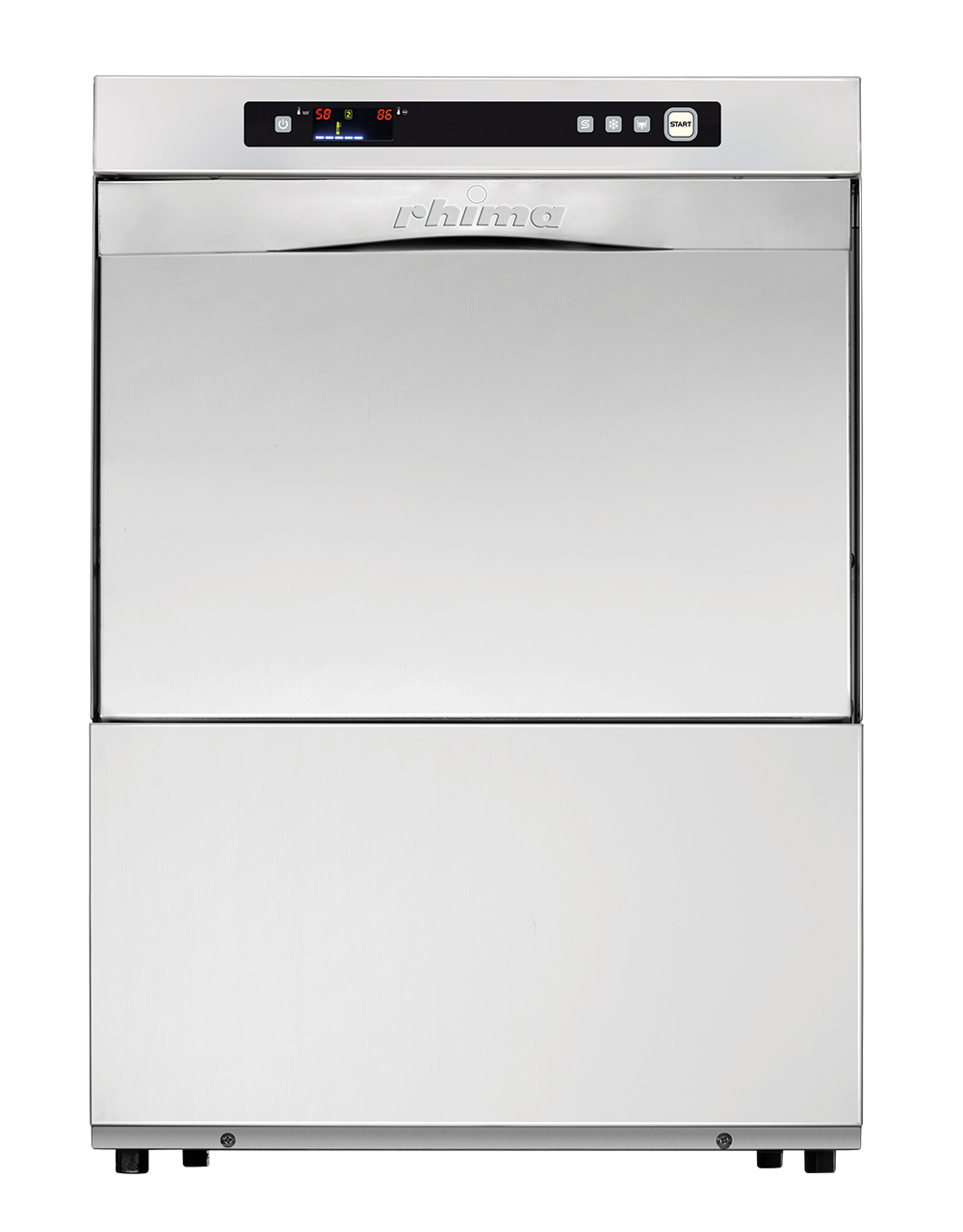 Lave-vaisselle Rhima DR 50TS avec adoucisseur d'eau 400V | 590x600x (H) 850mm