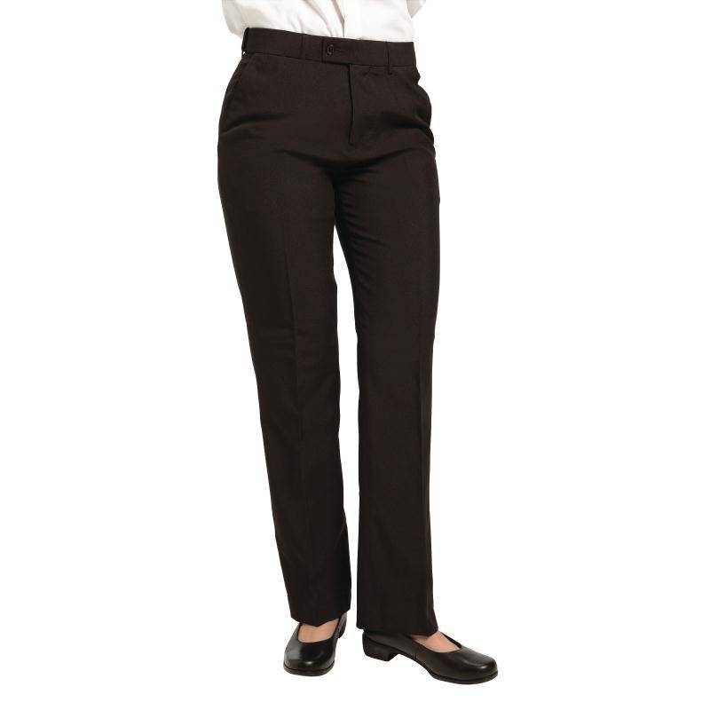 Pantalon Noir pour Femme | Plis Marqués | Staff Uniforms | Disponible en 6 Tailles