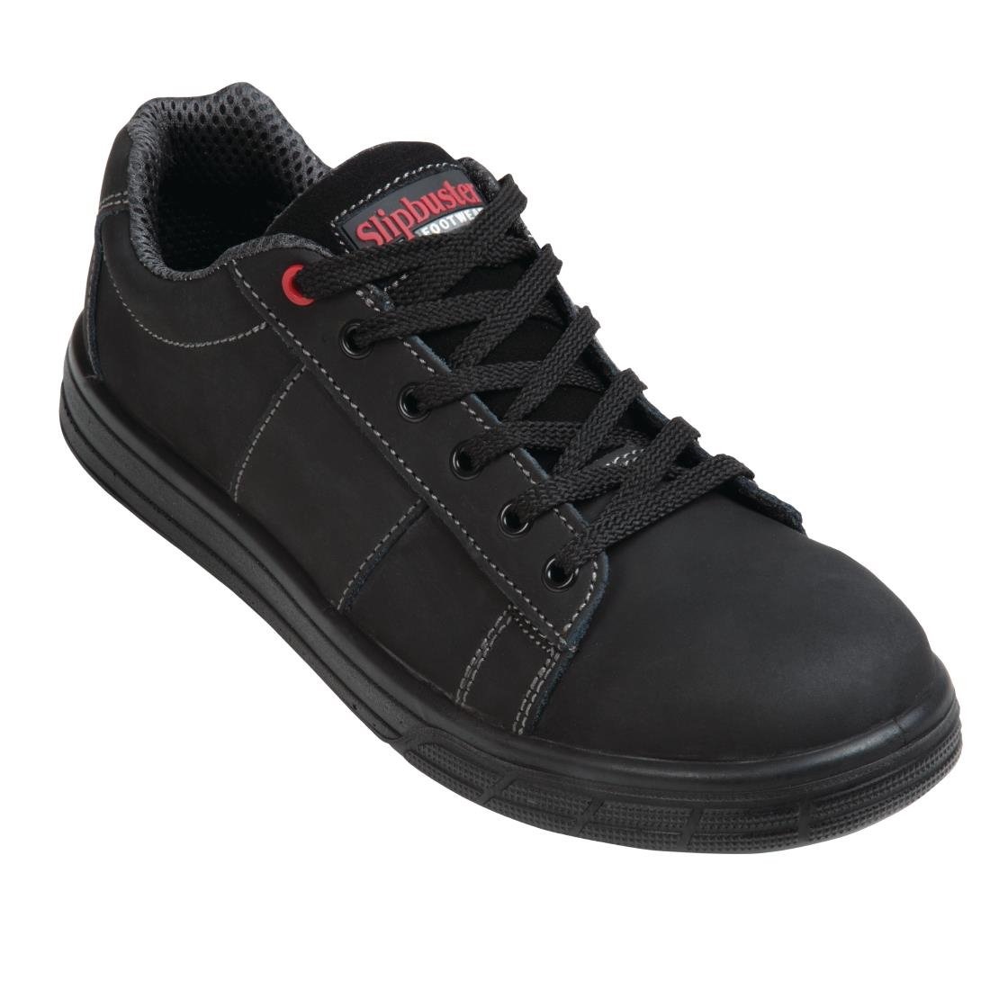 OUTLET - Chaussures de sécurité - Noir - Modèle sportif - Antidérapant - Nez en acier - Disponible jusqu'à la taille 46