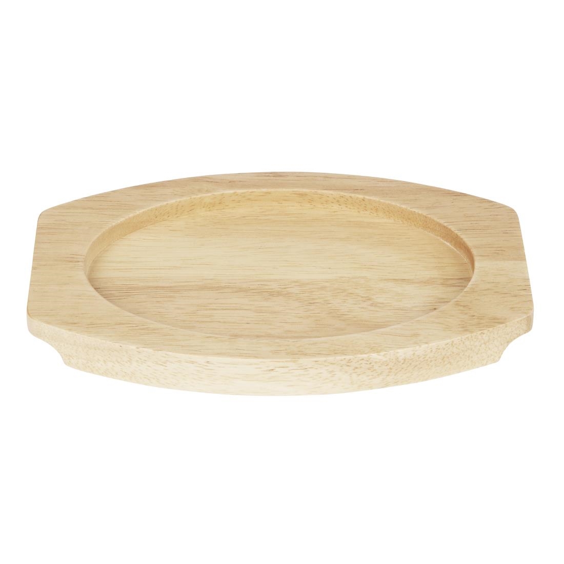 Olympia Hevea bord voor gietijzeren ovale orenschotel 230x135mm voor fw818 Olympia Hevea bord voor gietijzeren ovale orenschotel 230x135mm voor fw818