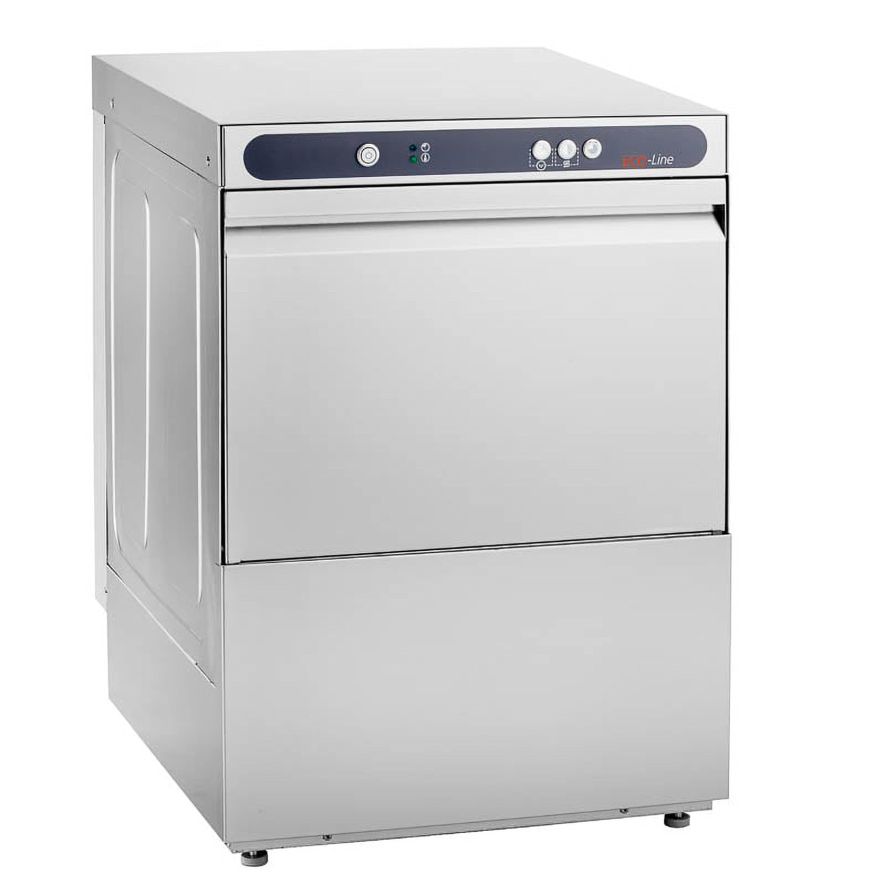 Lave-vaisselle ECO panier 50x50 cm, avec doseur de détergent & de produit de rinçage, avec pompe de vidange & adoucisseur, Fabriqué en Europe, 230 V
