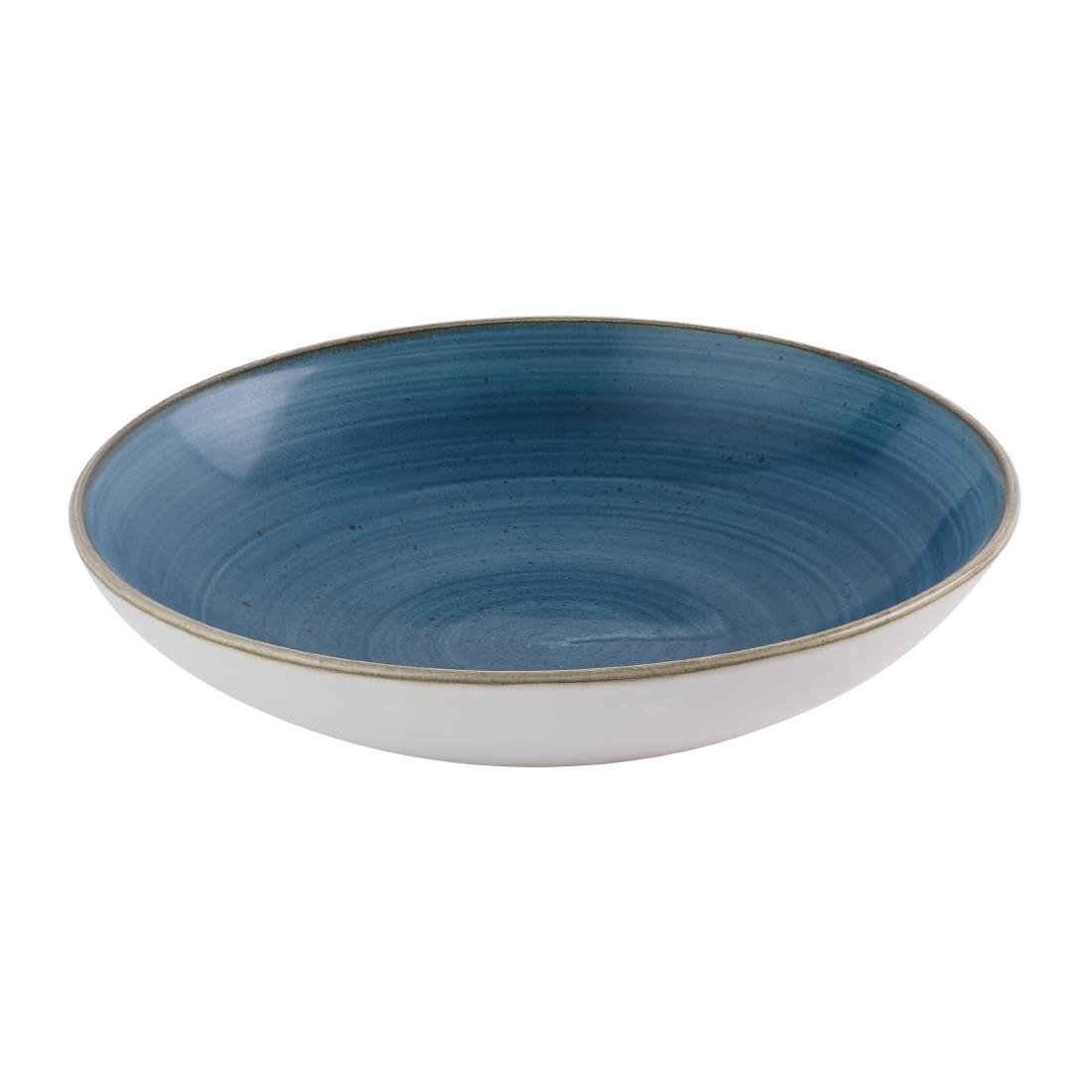 Churchill Stonecast Evolve Coupe-Schüsseln, Java Blue, 247 mm, (12 Stück)