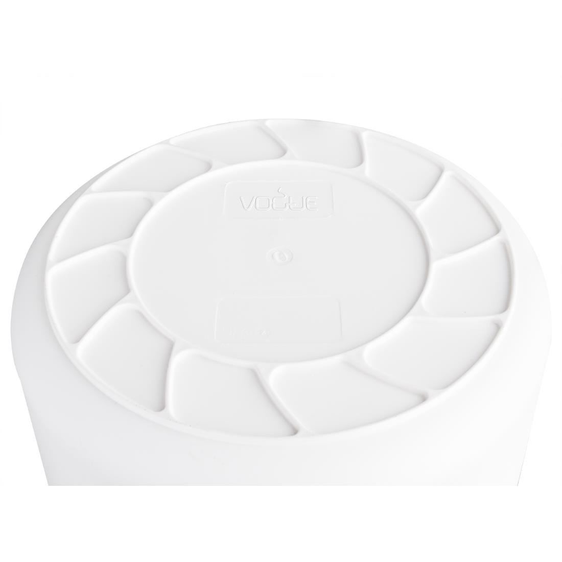Vogue witte ronde Voorraadcontainer | Ø49,2x(H)58,4cm | 76 Liter