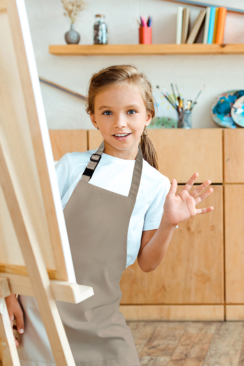 Kinderschort Basic Met Gesp - Zandkleur - M