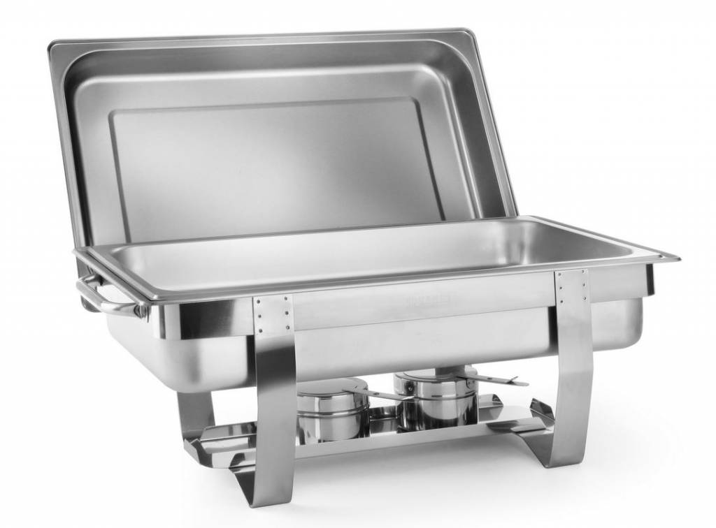 Chafing Dish GN 1/1 Inox - 9 Litres - 585x385x315(h)mm