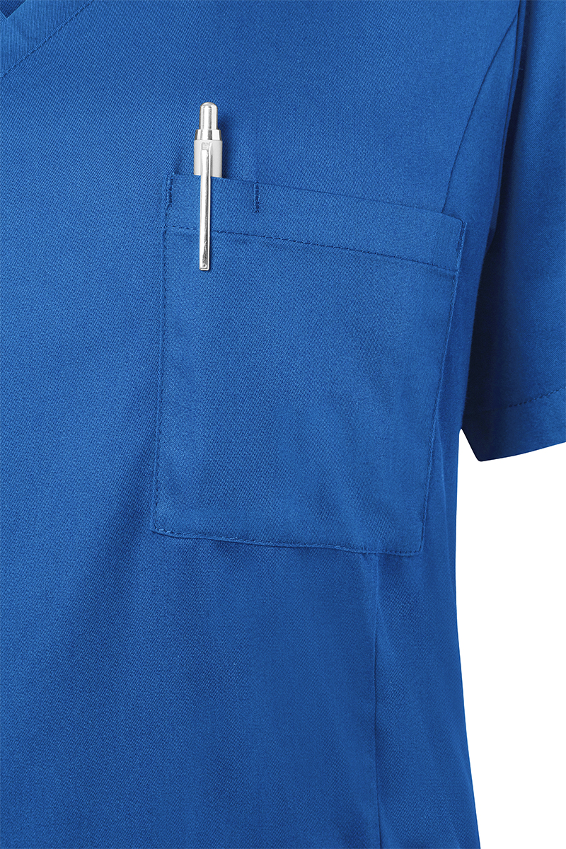 Kurzarm Damen-Schlupfkasack Essential, aus nachhaltigem Material - Königsblau - L
