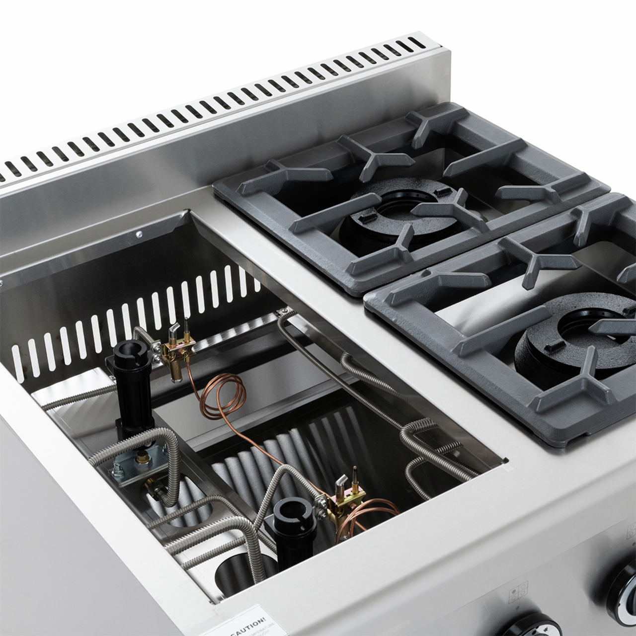Gasfornuis ECO met open onderstel - 28,8 kW - 4 branders