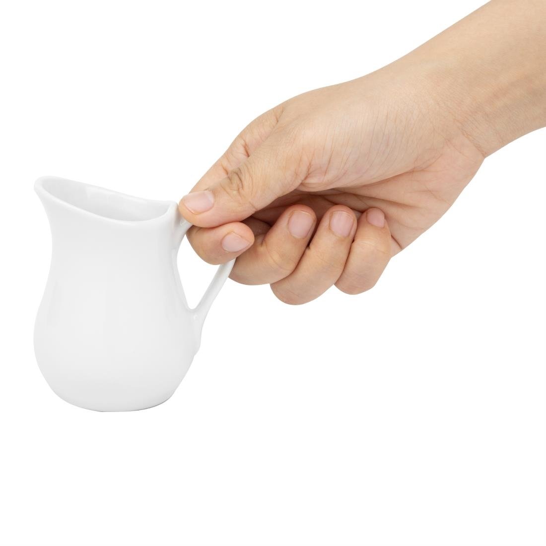 Olympia Whiteware Fijne Kannetjes 100ml (12 Stuks) Olympia Whiteware Fijne Kannetjes 100ml (12 Stuks)