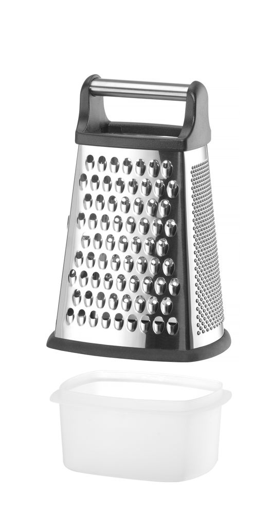 Râpe 4 faces avec récipient - 158x130x(H)310mm