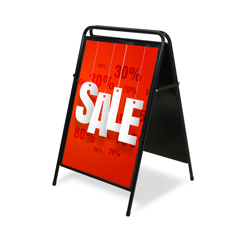 A-Board Elegant Staal 50x70