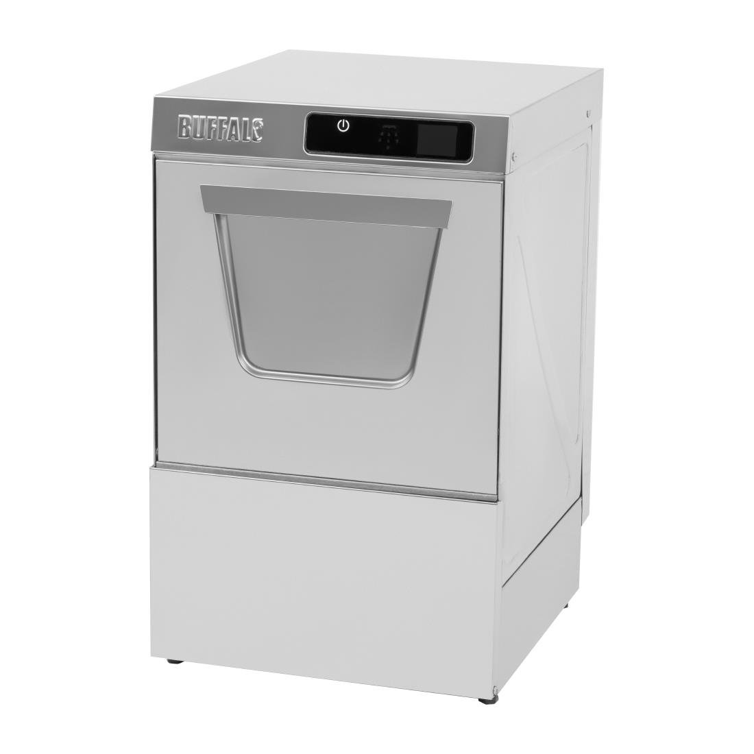 Buffalo digitale onderaardse glazenwasser met afvoerpomp 400mm mand 2.9kw