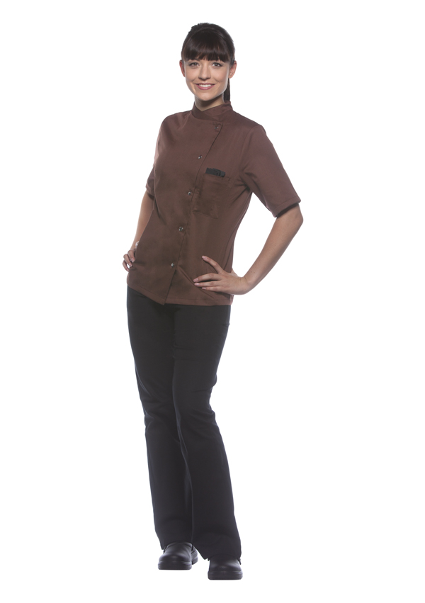 Veste de cuisine femme Greta - Brun Clair - 36