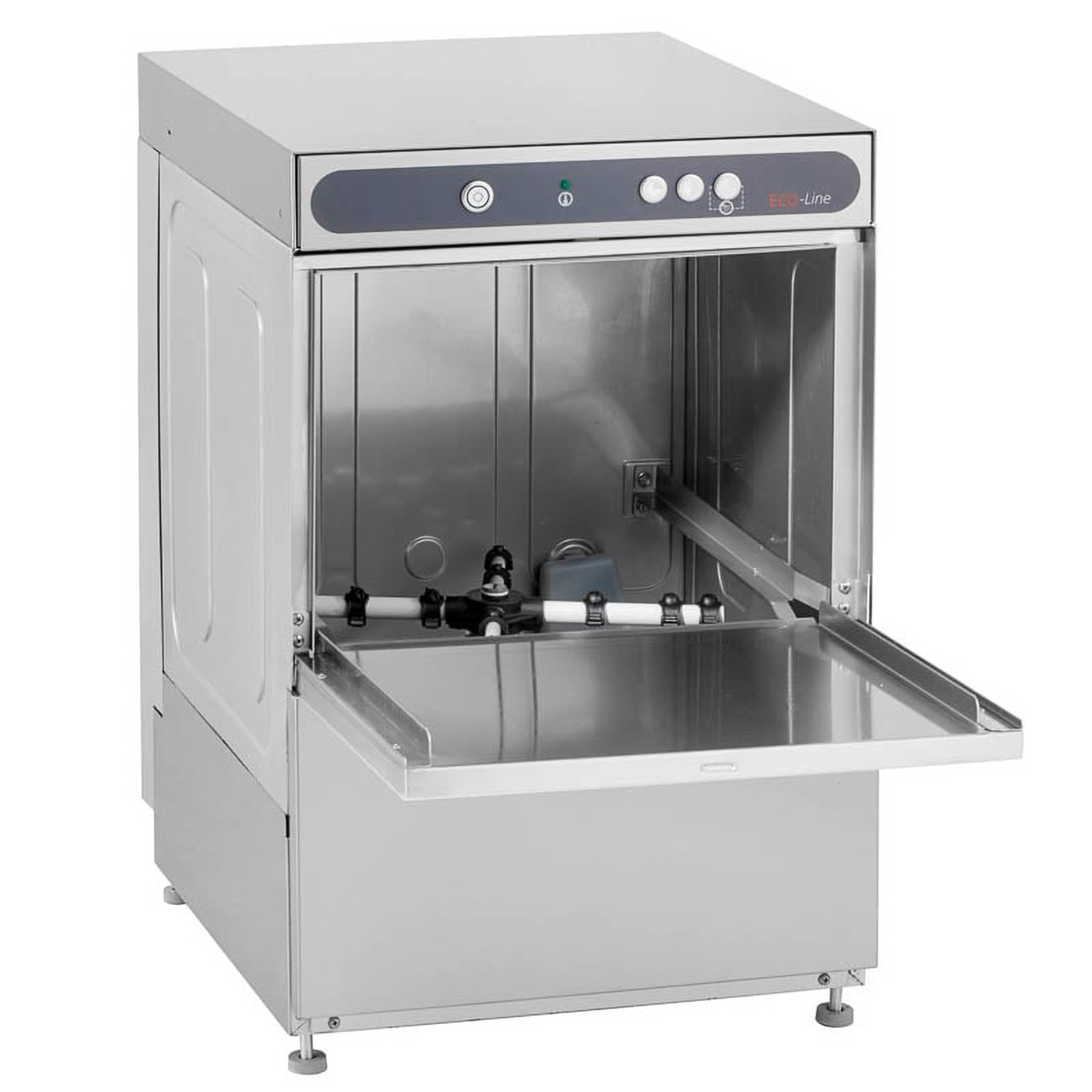 Lave-verres ECO 40 x 40 cm (panier), avec doseur de détergent & doseur de produit de rinçage, avec pompe de vidange & adoucisseur, Fabriqué en Europe, 230 V