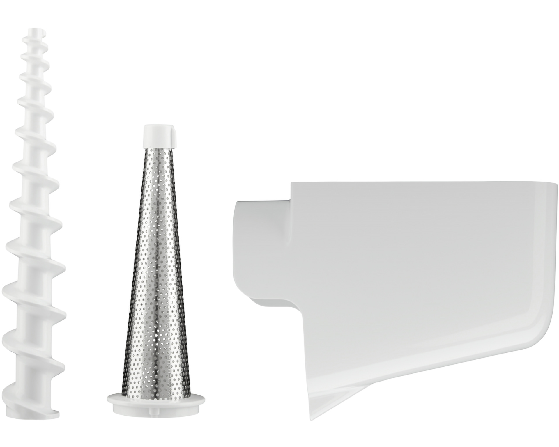 Straining and mashing device for KA