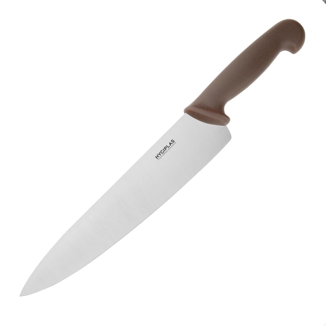 Couteau de cuisinier Hygiplas marron 255mm