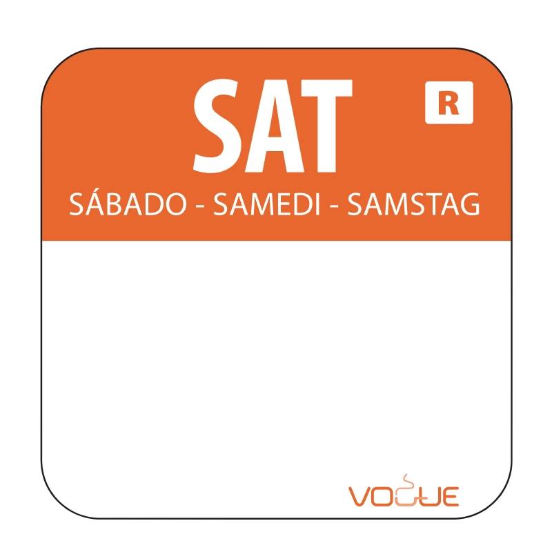 Sticker Samstag | Orange