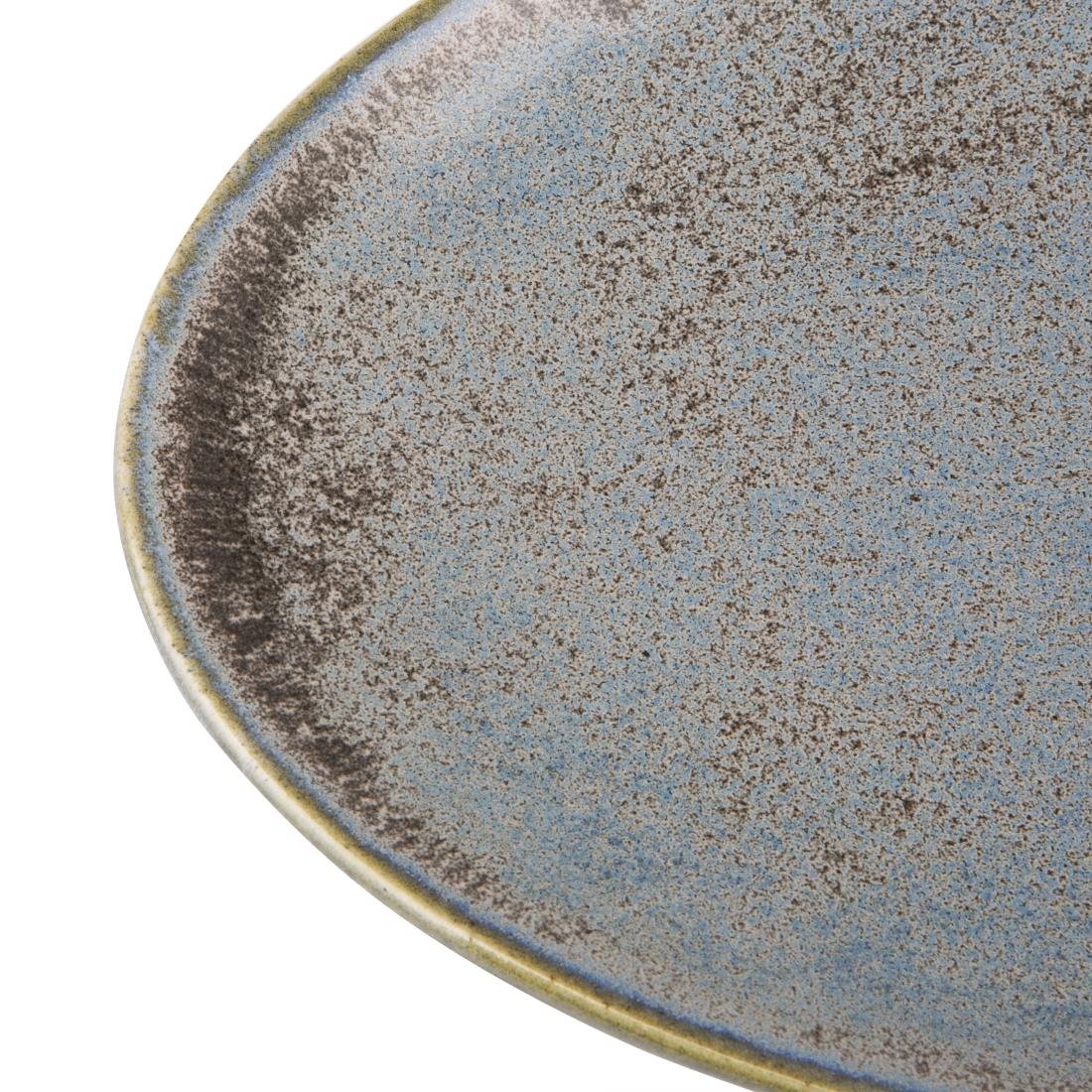 Assiettes triangulaires Olympia Ember Blue 308mm (lot de 4) Assiettes triangulaires Olympia Ember Blue 308mm (lot de 4)