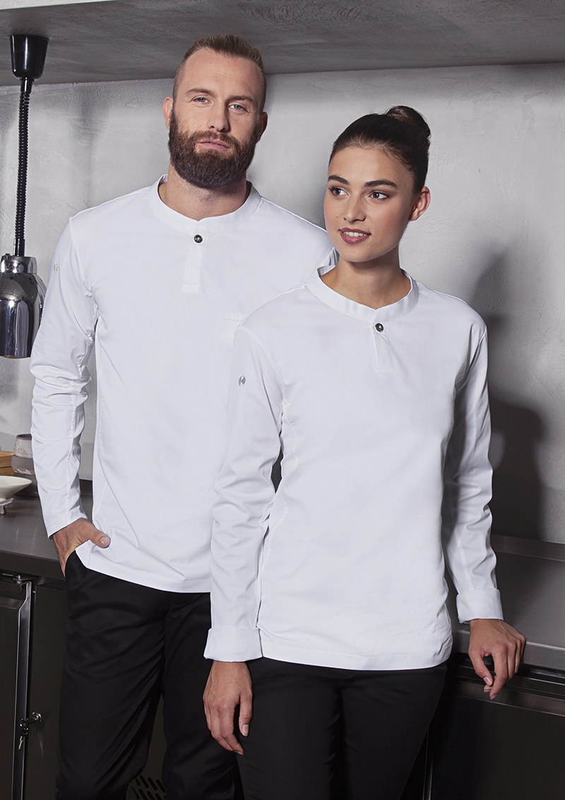 Performance Werkshirt Met Lange Mouwen - Wit - S