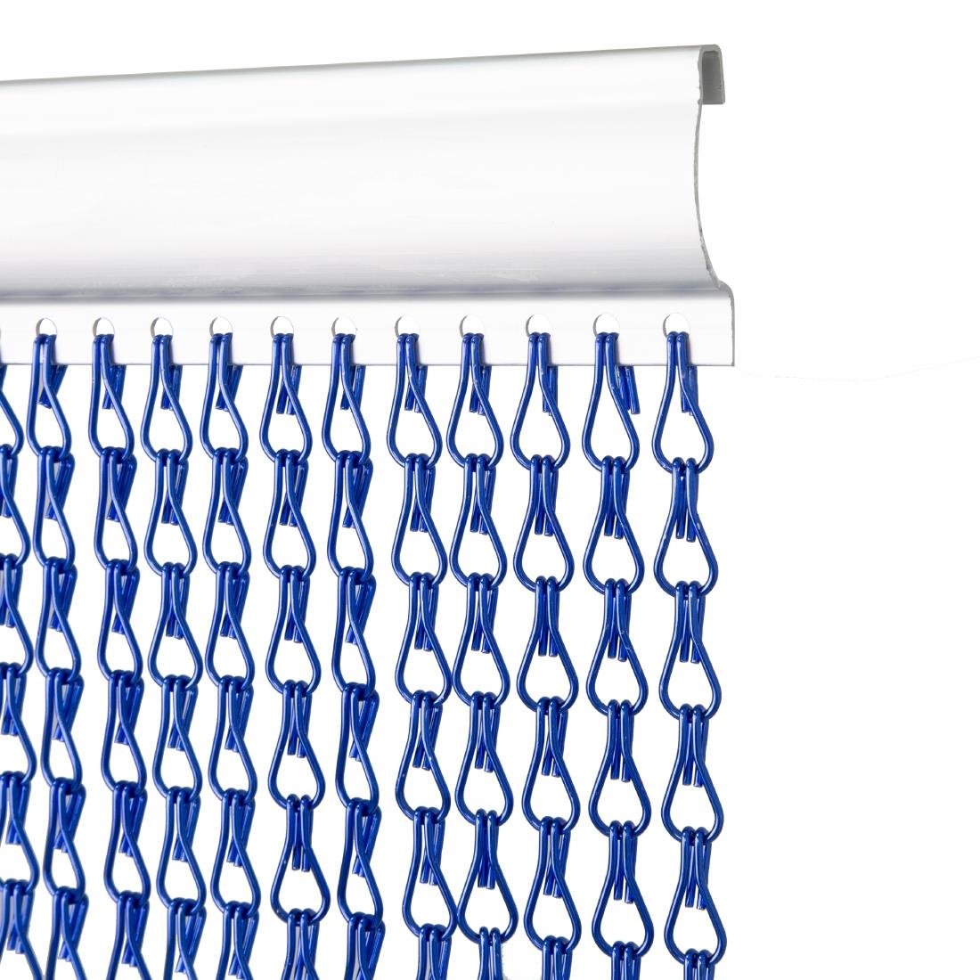 EazyZap Keten Deur Vliegengordijn - Blauw
