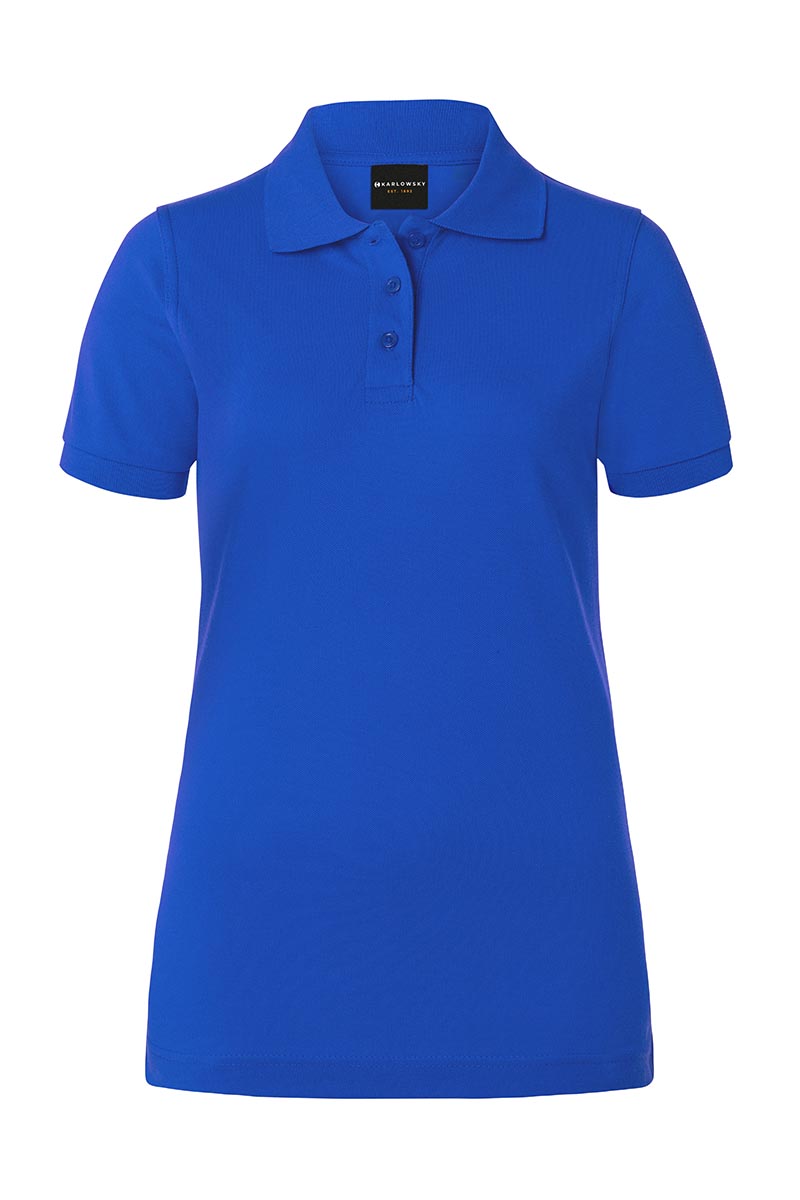 Damen Workwear Poloshirt Basic - Blau - XS