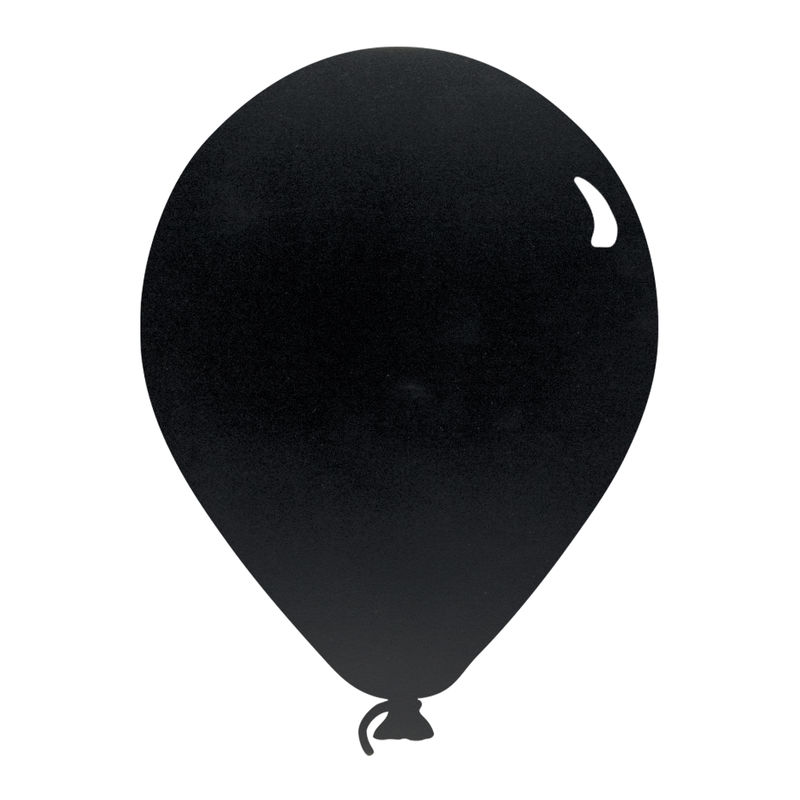 Table murale Silhouette Balloon noire 30x50 cm
