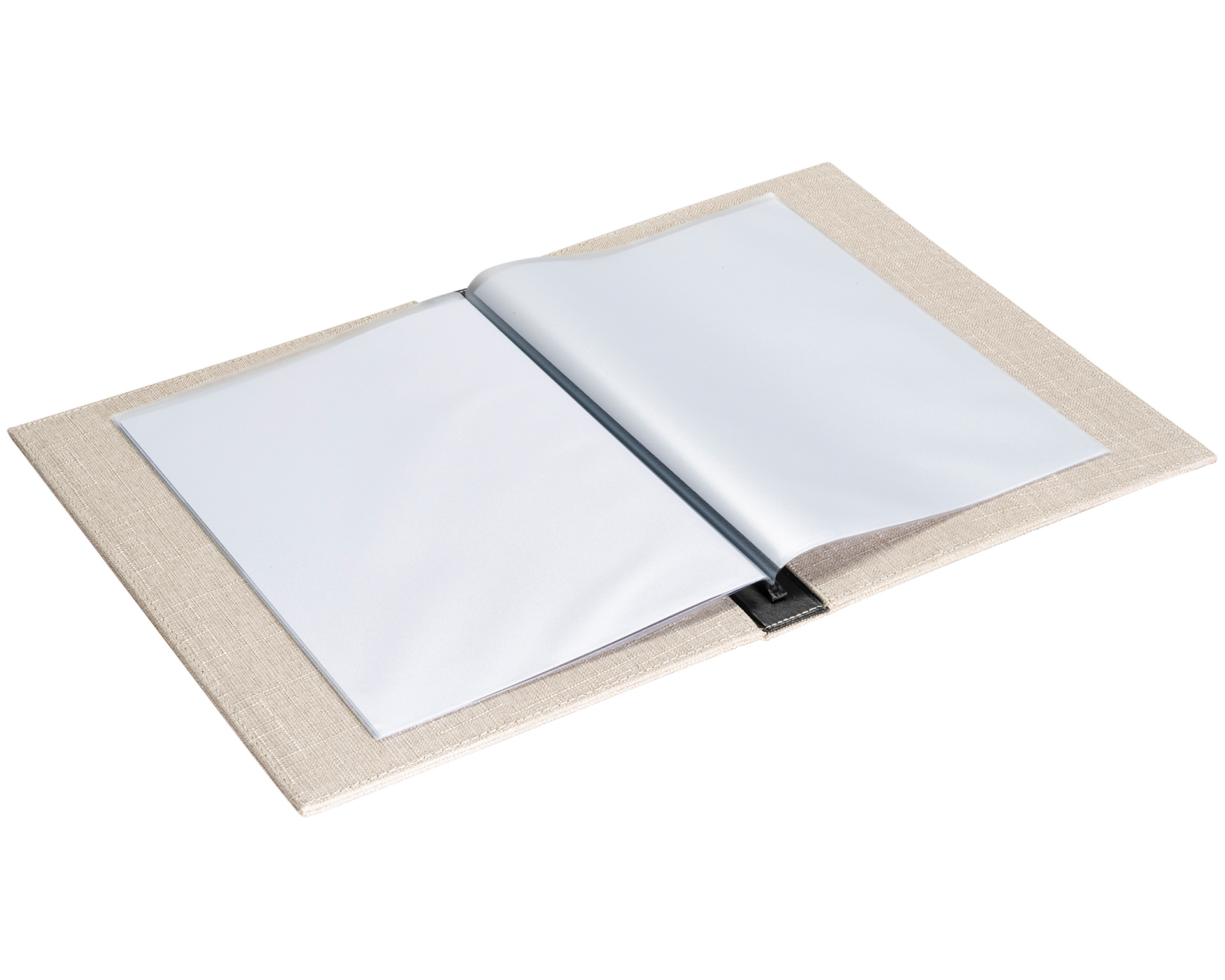 Menumap luxe linnen A4 - Beige