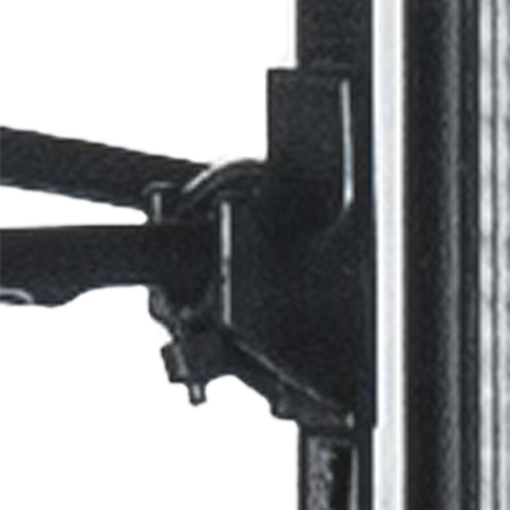 Clip für Gitter, 80-Liter-Vitrine, WR-V4F1-WT SCHWARZ