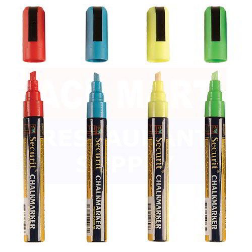 Set van Medium Krijtstiften | Blauw, Rood, Groen, Wit | 2-6mm