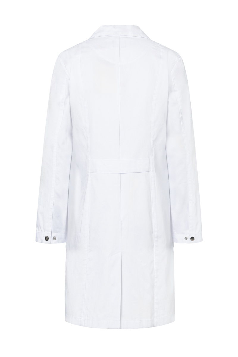 Blouse médicale et de laboratoire pour femmes Classic-Shape avec col à revers - Blanc - 34