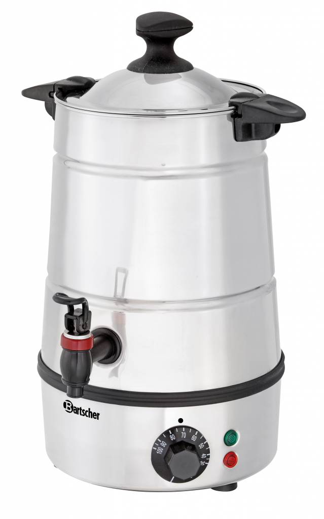 Distributeur Isotherme Eau Chaude/froide - 10 L (autres Tailles Dispo) - Acier Inoxydable - Robinet - Maintien 10-12 H - Pour Café, Thé, événements