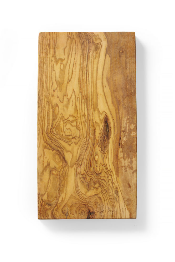 Planche de service, bois d'olivier, rectangulaire 250x150x(h)18mm