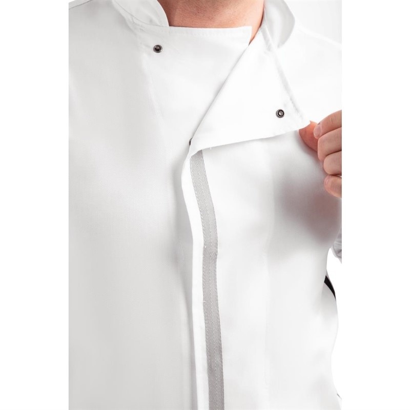 Whites Southside Veste de chef unisexe à manches courtes Blanc | Disponible en 6 tailles