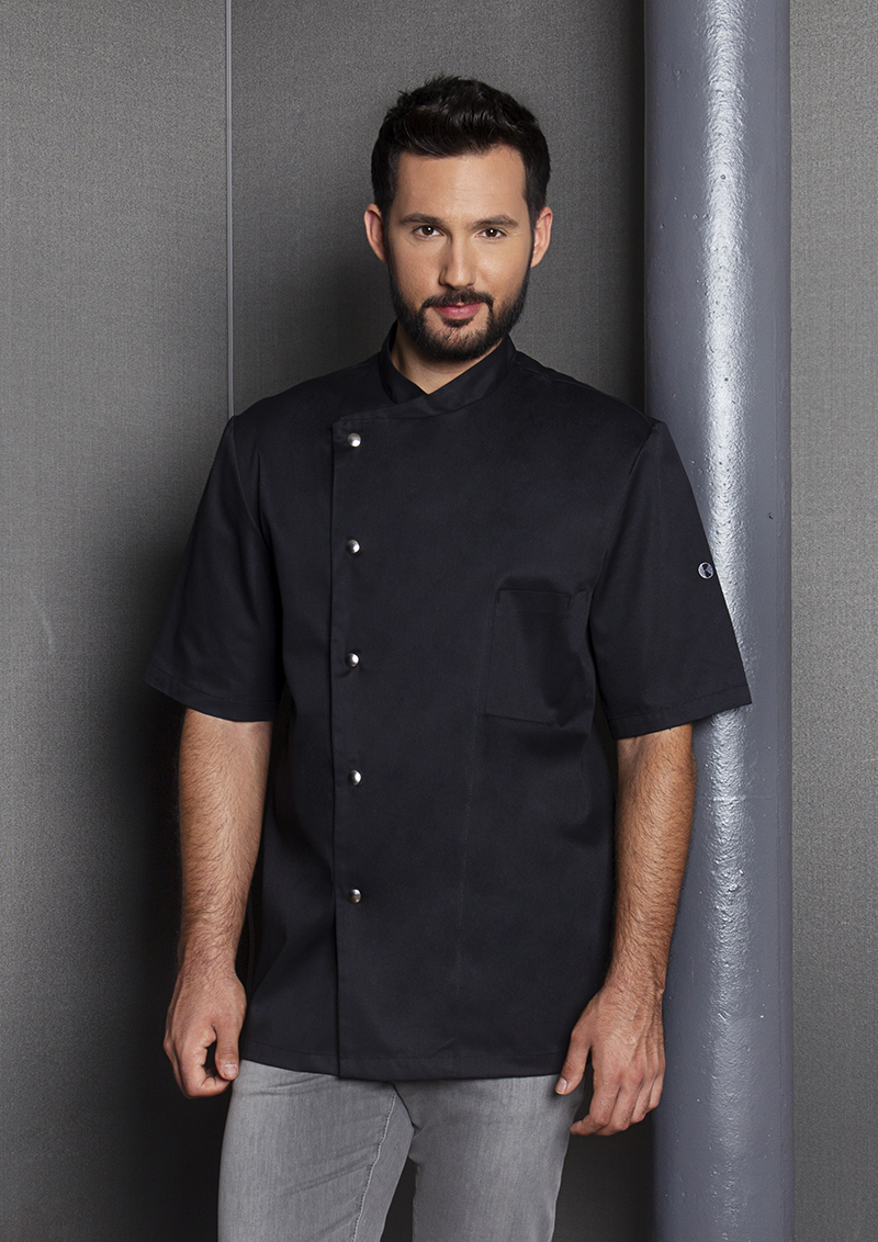 Veste de cuisine Gustav - Noir - 48