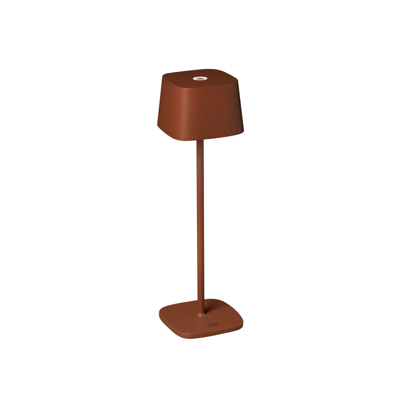 Capri terrakotta - LED Tischleuchte - USB aufladbar - 36x10cm