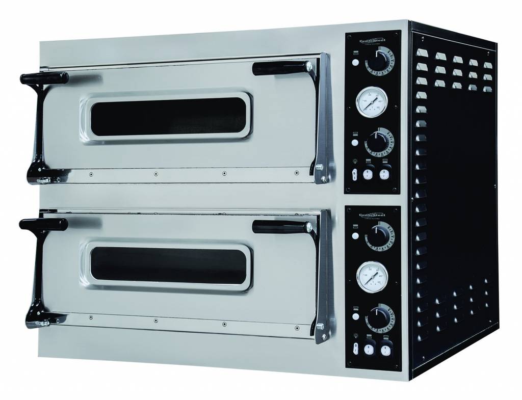Pizza Oven Elektrisch Dubbel - Pizza 35 cm - 12 stuks - 1100x1314x(h)745mm