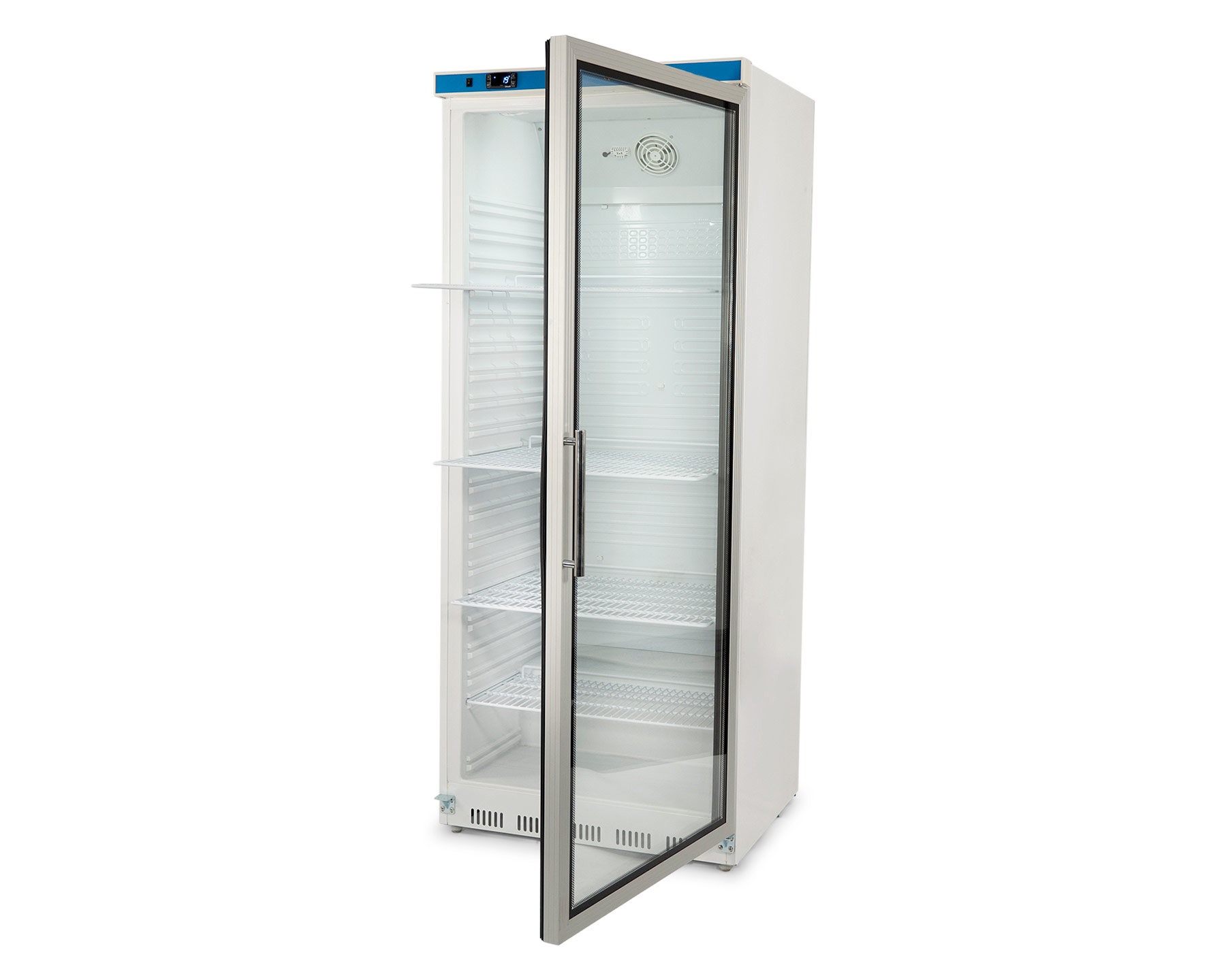 Armoire réfrigérée positive - 620L - Porte vitrée - Réfrigération statique