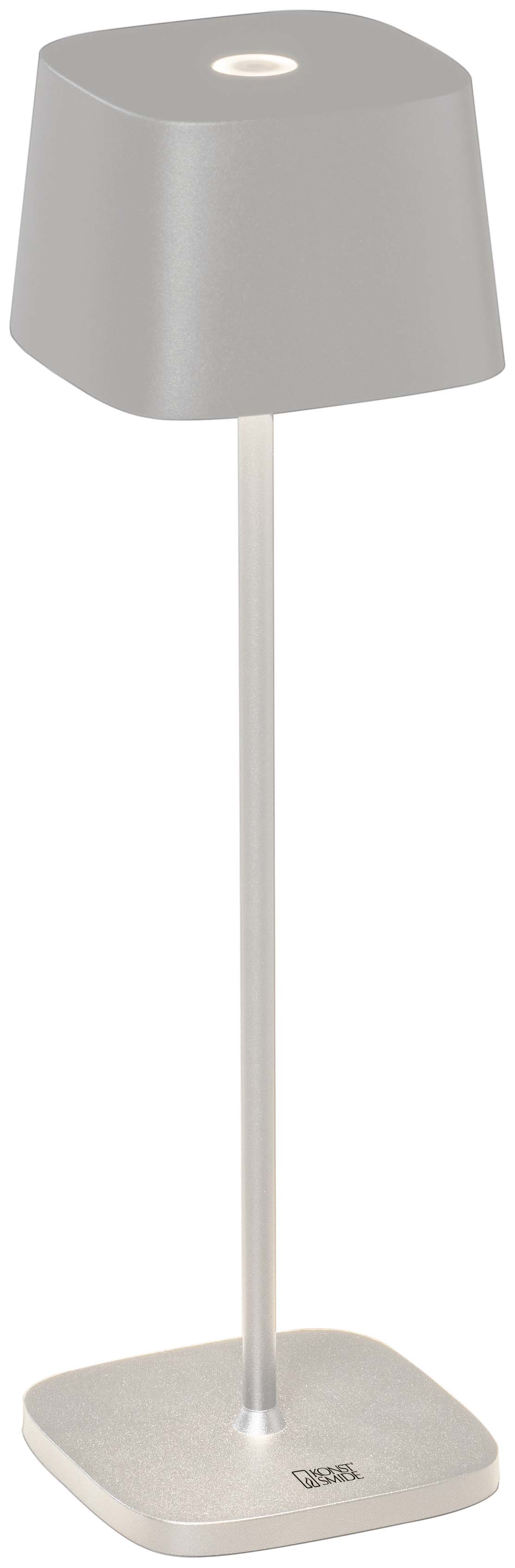 Capri weiß - LED Tischleuchte - USB aufladbar - 36x10cm
